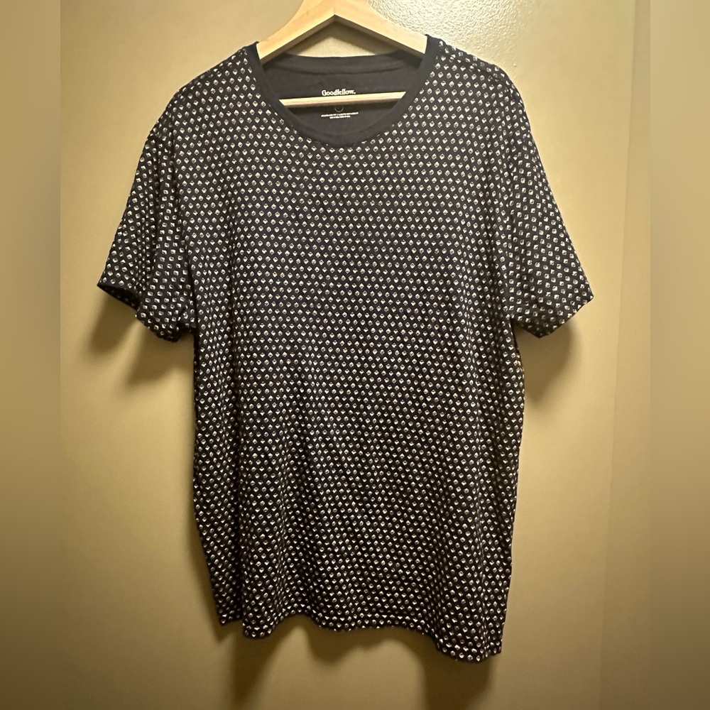 Goodfellow Print T-Shirt, Men's Size L
